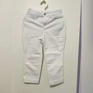 Old Navy White Ankle Cropped Jeans